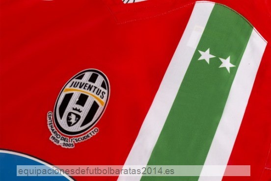 Nuevo 2ª Camiseta Juventus Retro 2005 2006 Rojo Baratas